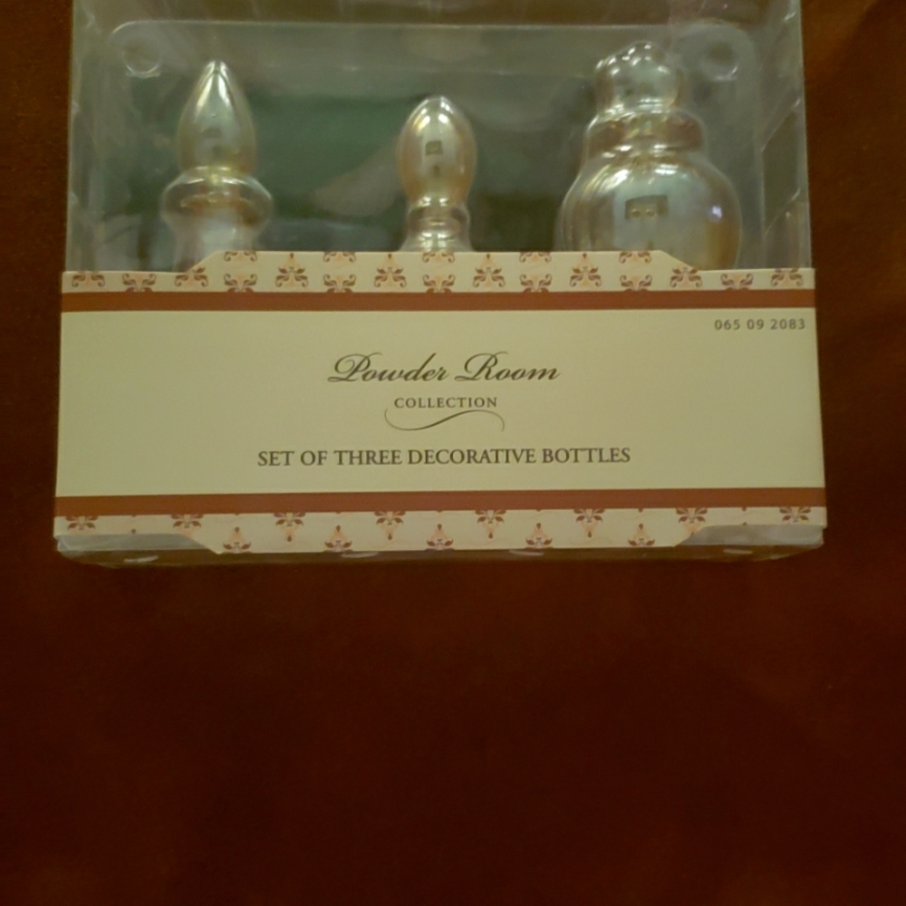 3 Decorative Bottles